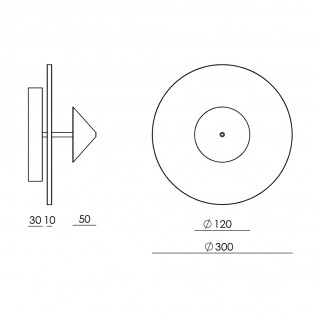 Aplique de pared LED Anza (9W)