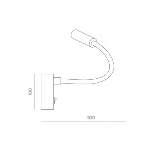 Wall light LED Flexor (3W)