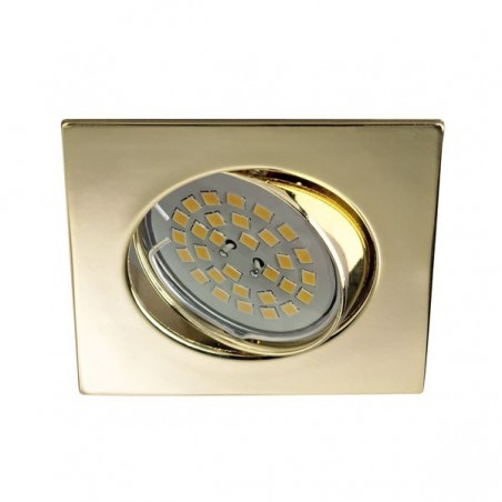 Recessed Downlight BASIC square gold. Wonderlamp