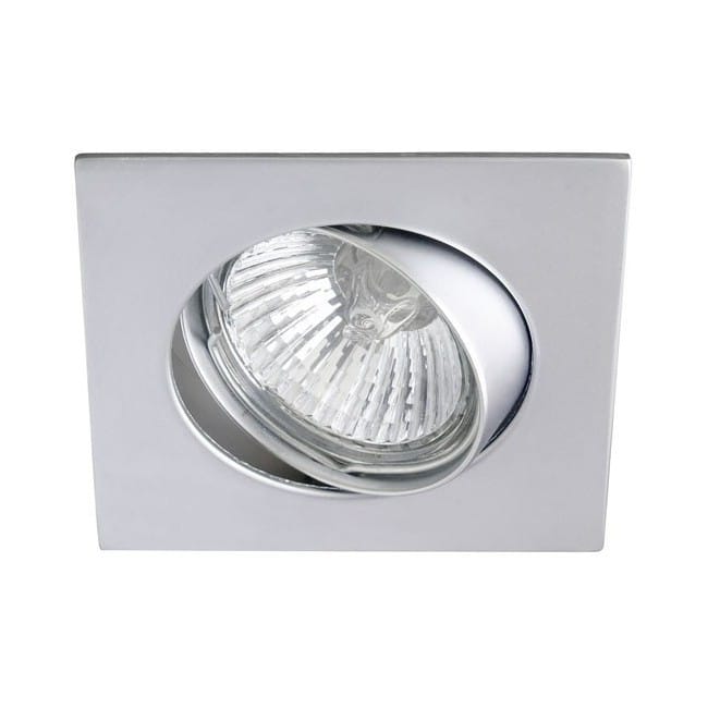 BASIC quadratischer Einbaustrahler aus Stahl. Wonderlamp