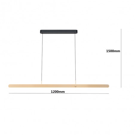 Lámpara colgante LED Lin (43W)