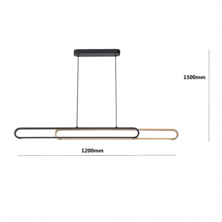 Lámpara colgante LED Lin (28W)