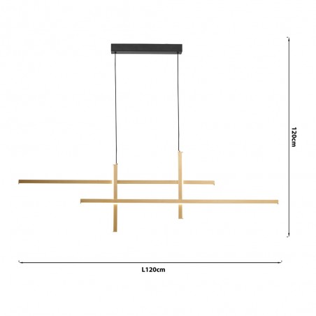 Lámpara colgante LED Lin (44W)
