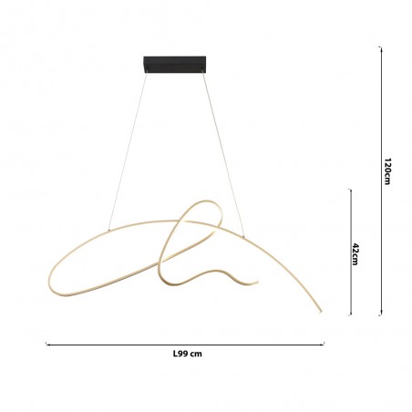 Lámpara colgante LED Lin (42W)