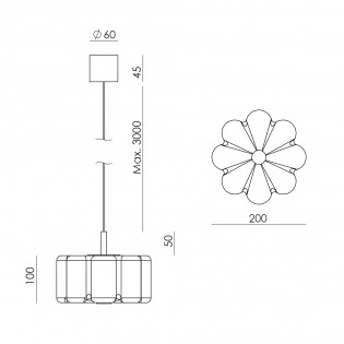 Pendant lamp Flow