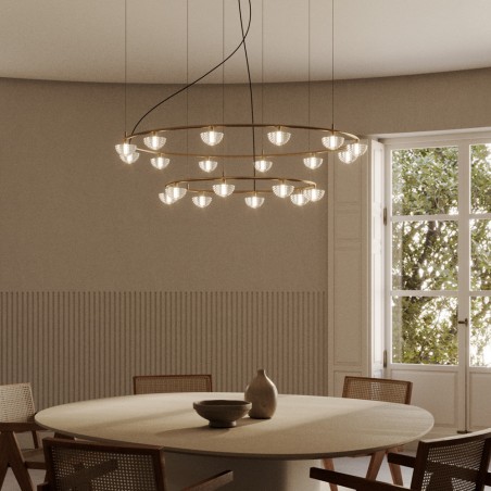 Lámpara colgante Hado (12 luces)