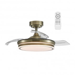 LED fan with retractable...