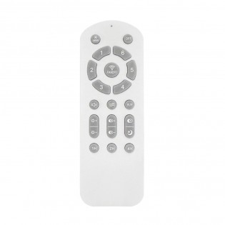 LED-Ventilator mit einziehbaren Flügeln Perla Mini Nickel CCT (35W)