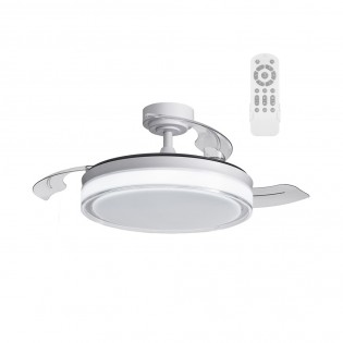 LED fan with retractable...