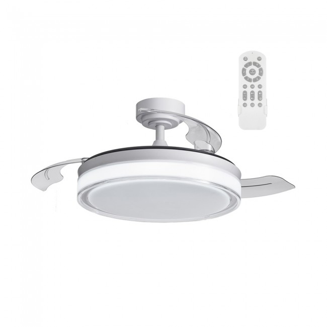 Klappbare Flügel LED-Lüfter Oroel White CCT (45W)