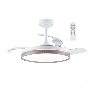 LED fan with folding blades...