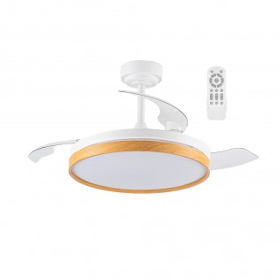 LED fan with folding blades...