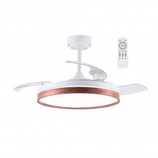 LED fan with folding blades...