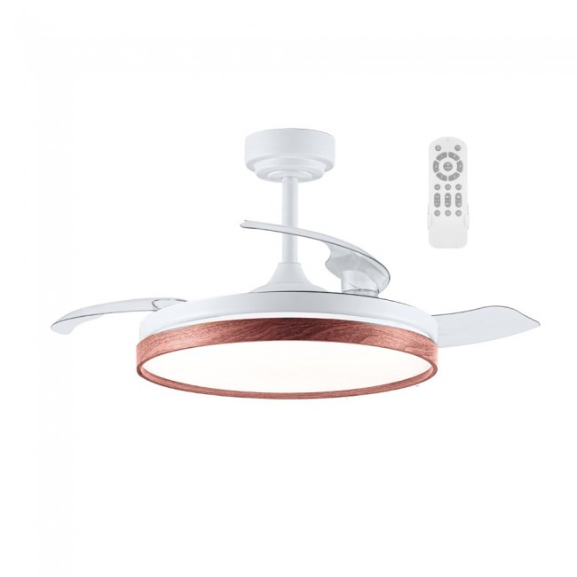 LED fan with folding blades Tamero Cherry CCT Dim (72W)