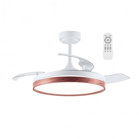 LED fan with folding blades Tamero Cherry CCT Dim (72W)