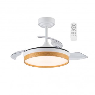 LED fan with folding blades...