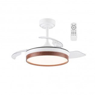 LED fan with folding blades...