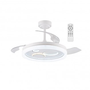 LED ceiling fan retractable...