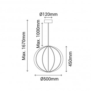 Ceiling lamp Emma 50