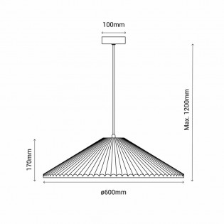 Pendant lamp Elena 60