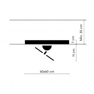 Recessed Ceiling Fan LED Cubis CCT Dim (32W)