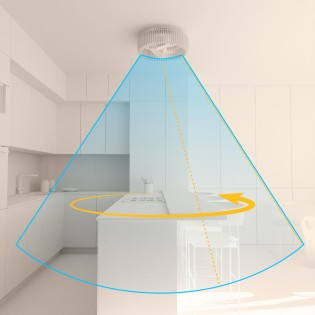 Recessed Ceiling Fan LED Cubis CCT Dim (32W)