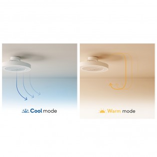 Recessed Ceiling Fan LED Cubis CCT Dim (32W)