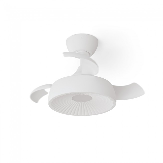 LED fan retractable blades Victoria XS CCT Dim (12W)