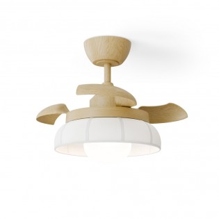 LED fan retractable blades...
