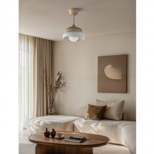 LED fan retractable blades Emma XS CCT Dim (12W)