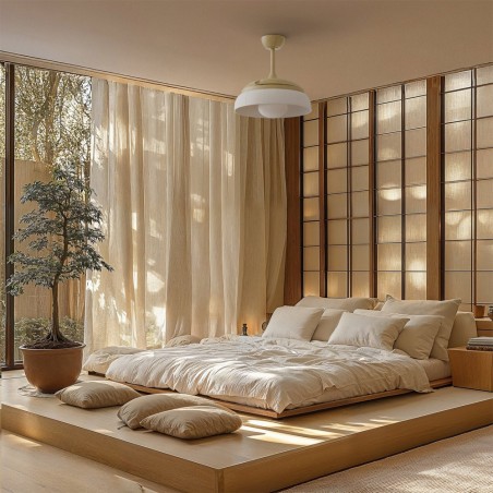 Ventilador LED aspas retráctiles Emma S CCT Dim (16W)