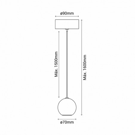 Ceiling lamp LED Vita (5W)