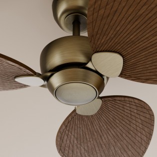 Ventilador de techo Alma 132 Latón 3 Aspas
