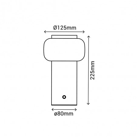 Rechargeable table lamp LED Mimo CCT Dim (2W)