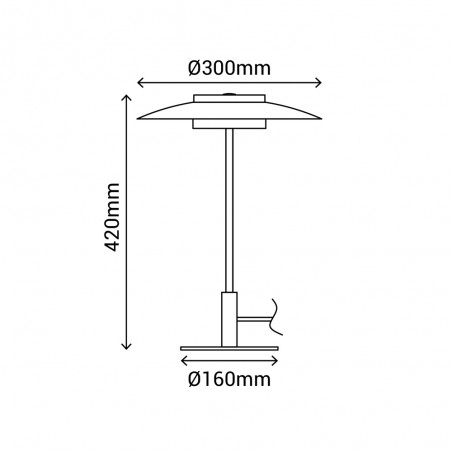 Table lamp LED Valentina CCT (9W)