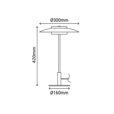 Table lamp LED Valentina II CCT (9W)