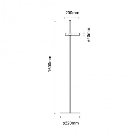 Floor lamp Siena
