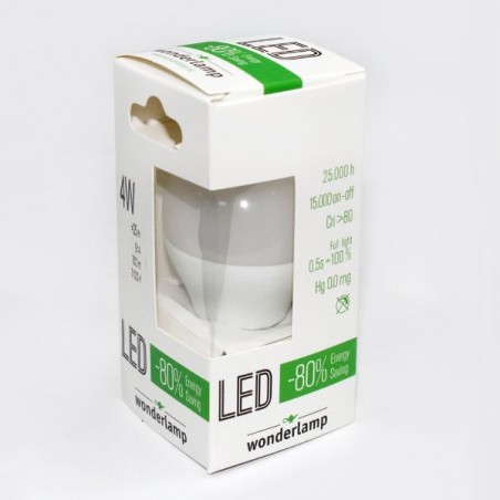 Bombilla Led Esférica E-27. 6W. 640Lm. Wonderlamp
