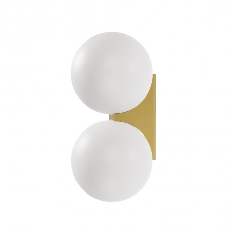 Aplique de pared para baños Obi (2 luces)