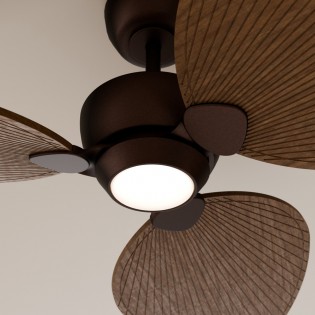 LED Ceiling Fan Alma 100 Oxide 3 Blades CCT Dim (6.5W)