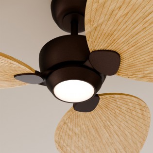LED Ceiling Fan Alma 132 Oxide 3 Blades CCT Dim (6.5W)