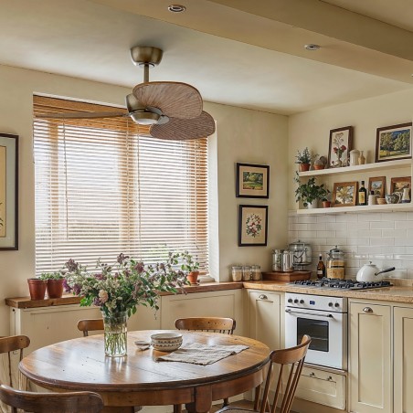 Ceiling fan Alma 132 Brass 3 blades