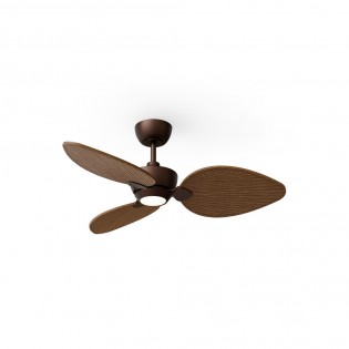 LED Ceiling Fan Alma 100 Oxide 3 Blades CCT Dim (6.5W)