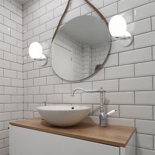 Bathroom's wall lamp Amur