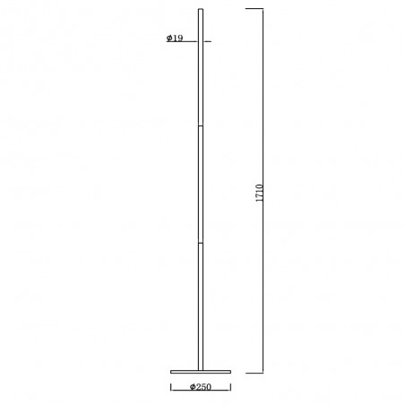 Lámpara de pie LED Finan 3-Dim (32W)