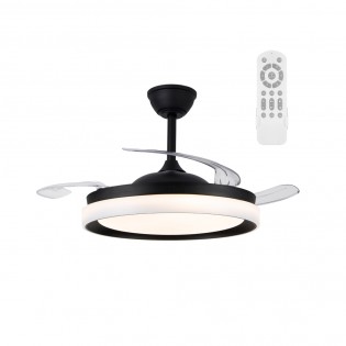 LED fan with retractable...