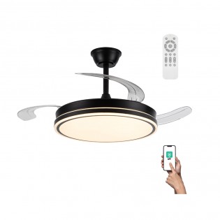 LED fan with retractable...
