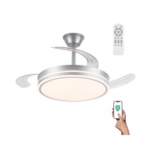 LED fan with retractable...