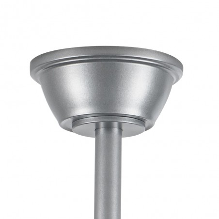 LED fan with retractable blades Miso Evo Mini Silver CCT Dim (46W)