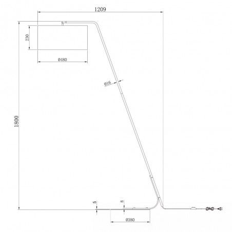 Floor lamp Kelso